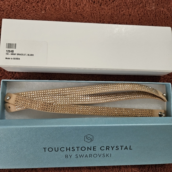 Touchstone Crystal Tri Wrap Bracelet - Picture 2 of 2
